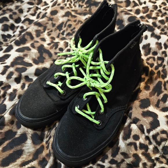Vans Shoes - Vans Solid Black High Tops
